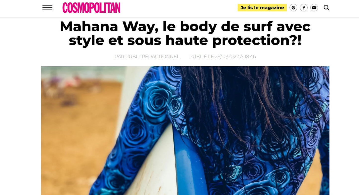 BODY Lycra - Roses - Série limitée